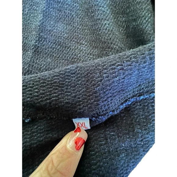 Affliction American Men's Navy Long Sleeve Customs Native Thermal Shirt Size XXL - Picture 6 of 6